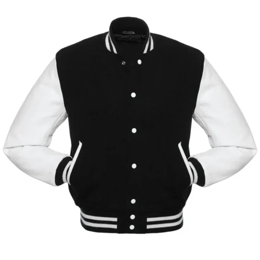 Black and White Varsity Jacket