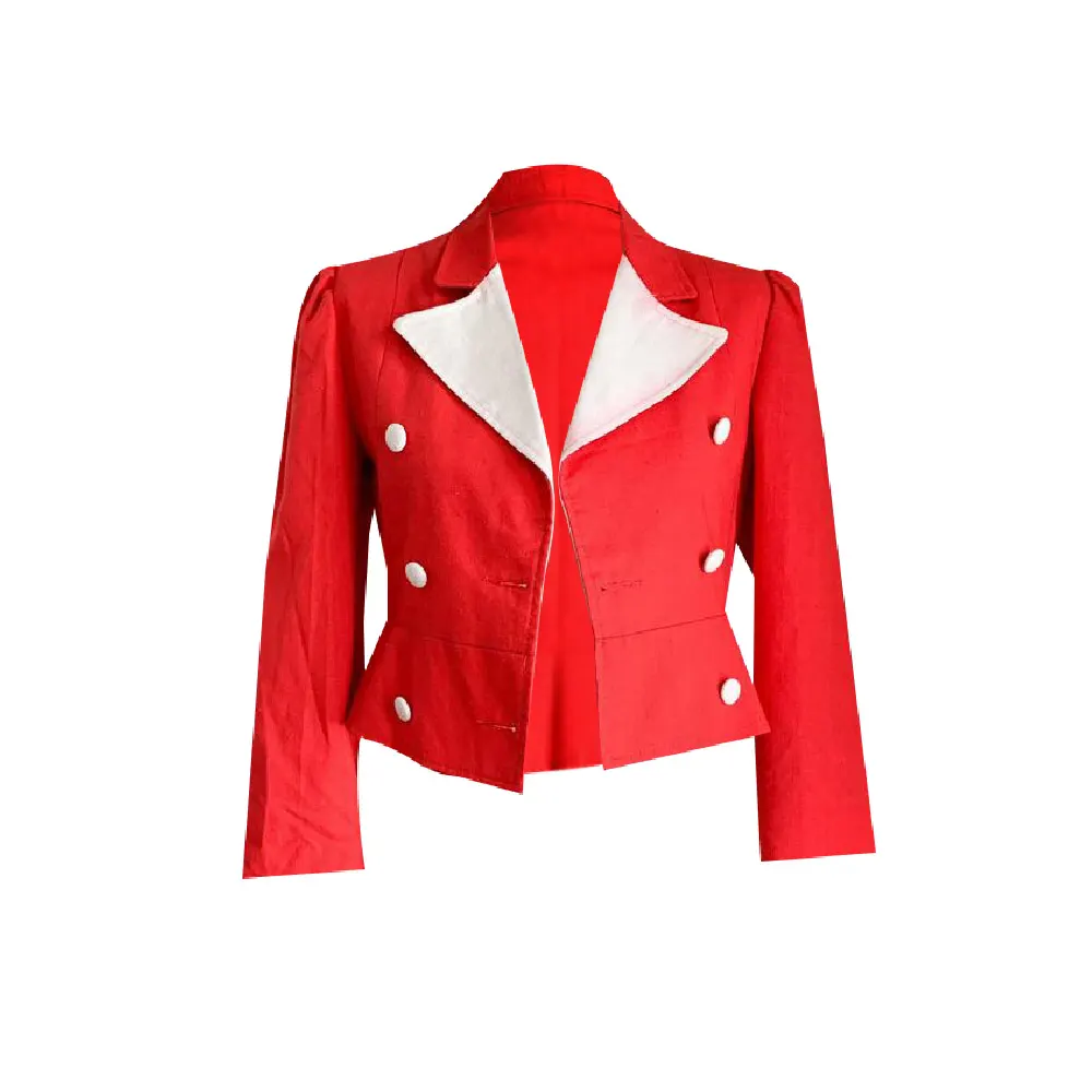 Womens Vintage Red Blazer